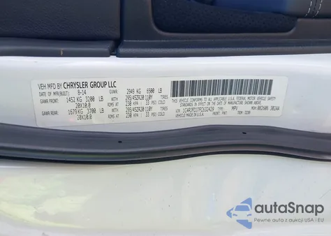 2015 Jeep Grand Cherokee Srt из США, поврежденный, VIN 1C4RJFDJ7FC632429